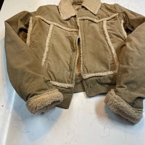 - Tan Jacket bottom missing size M